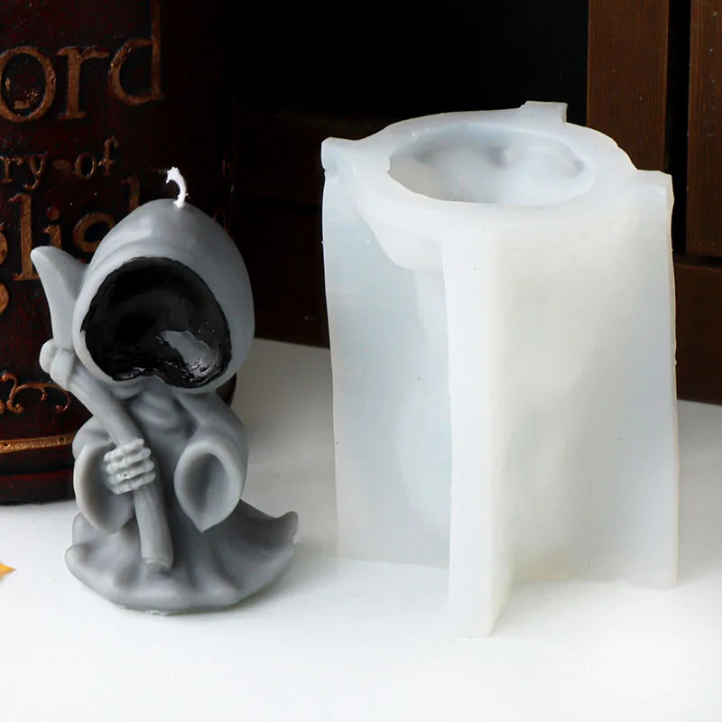 Halloween Axe Reaper Zombie Candle Mould