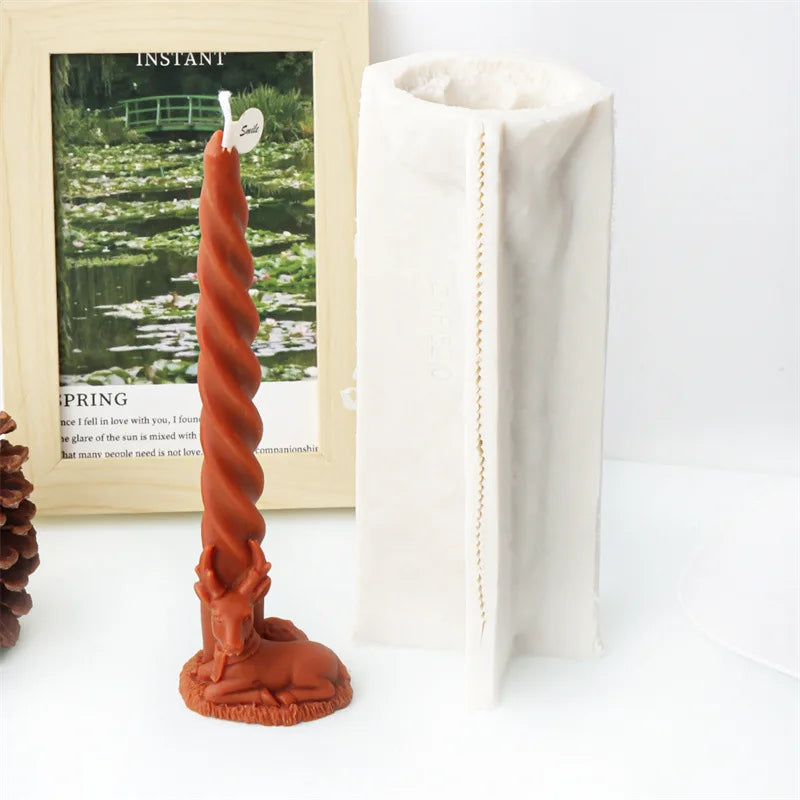Festive Christmas candle Mould