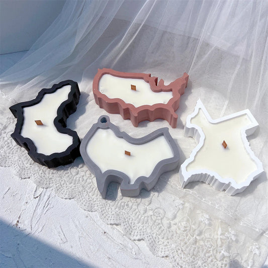 Map Candle Holder Silicone Mould