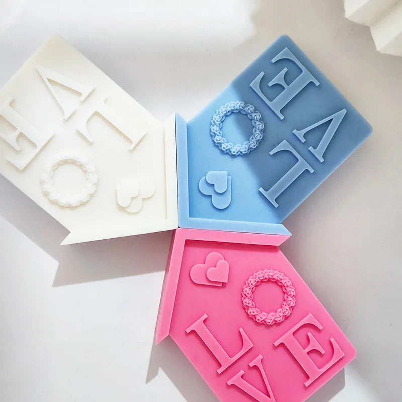 5.39INCH Love House Candle Mould