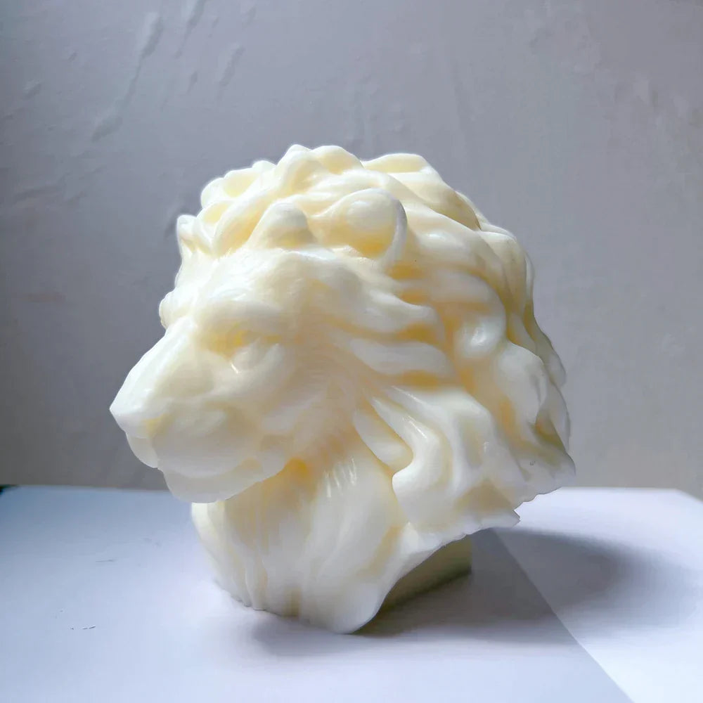 Lion Head Candle Mould Silicone