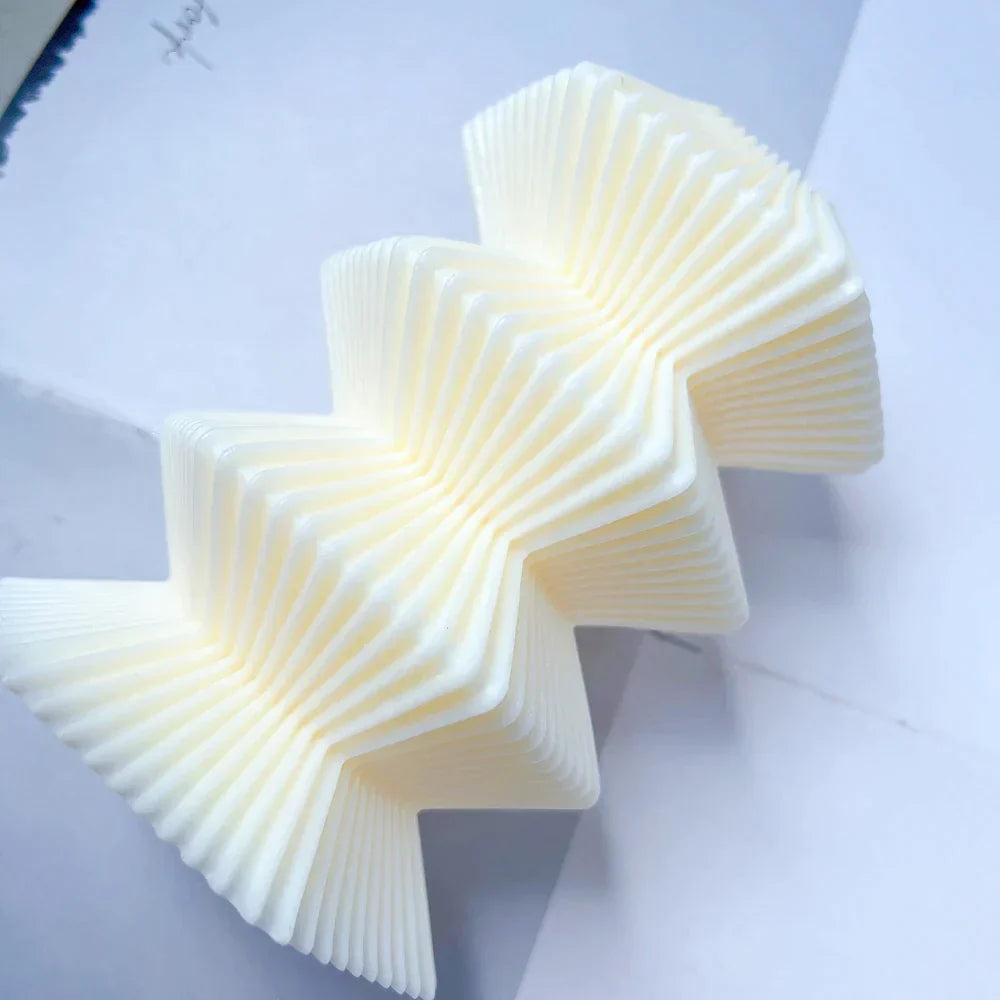 Hexagon Ribbed Pillar Silicone Candle Mould