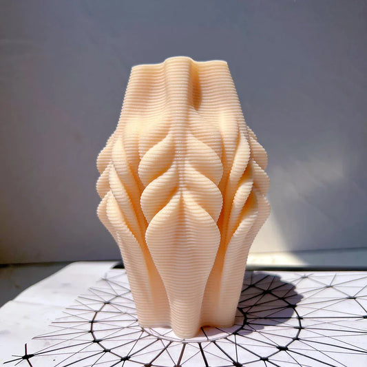 Geometric Wave Twirl Silicone Candle Mould