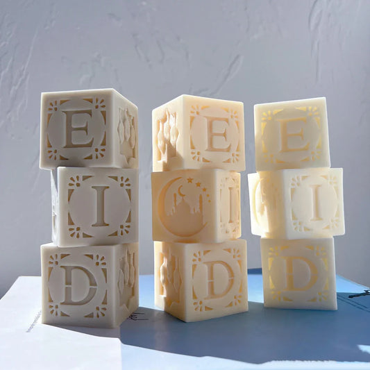 Ramadan Eid Mubarak Decorations Candle Mould