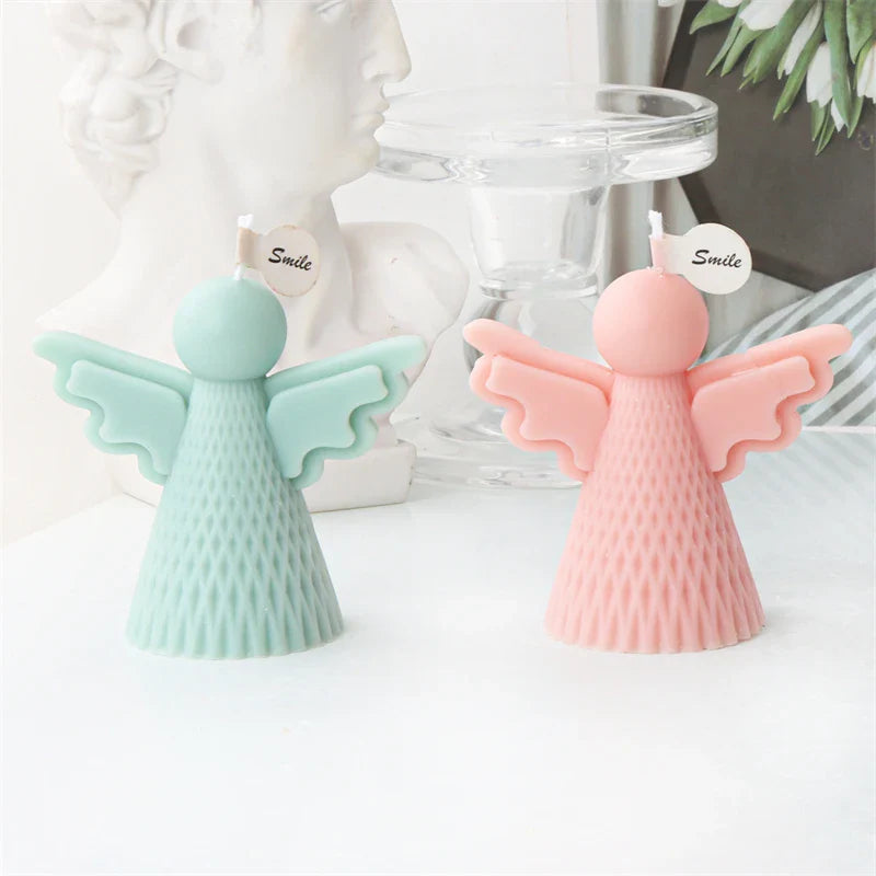 3D Angel Wings Candle Molds