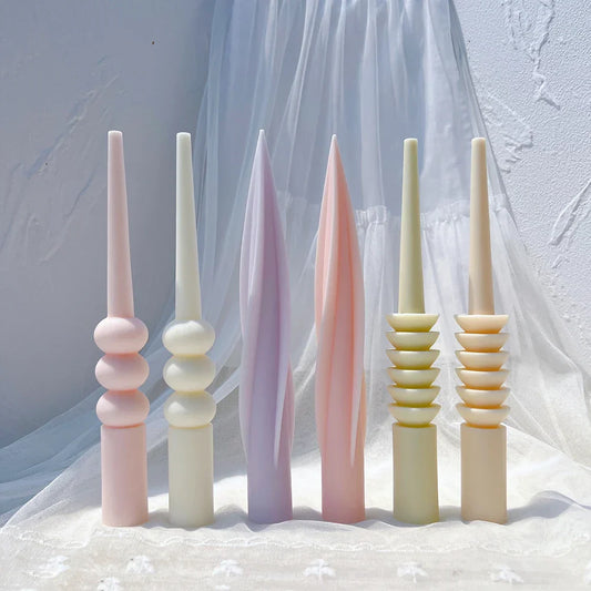 24CM Tall Taper Spiral Candle Mould