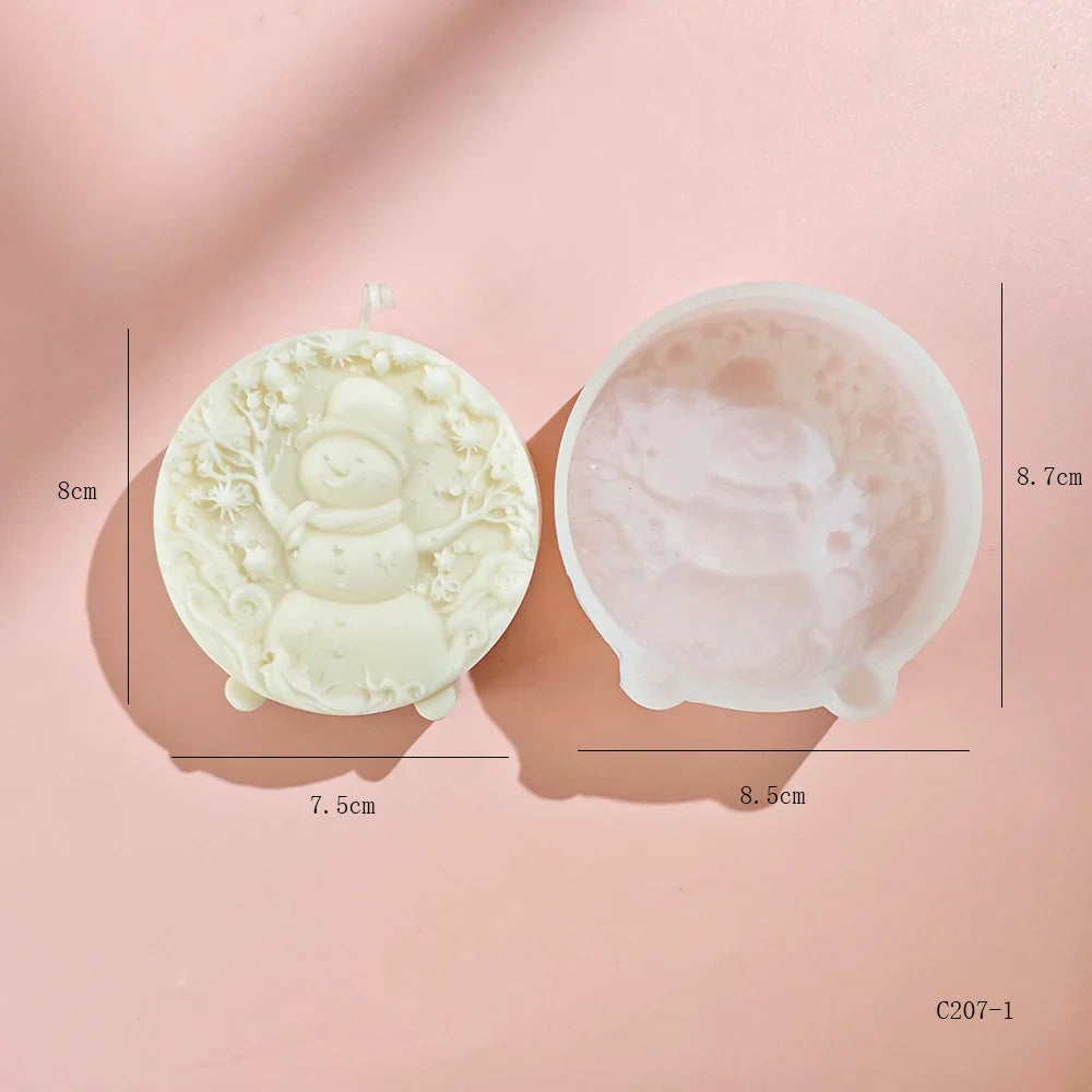 Branch Snowman Candle Mould