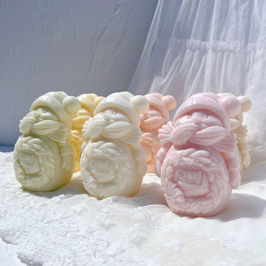 Cuddle Snowman Candle Mould