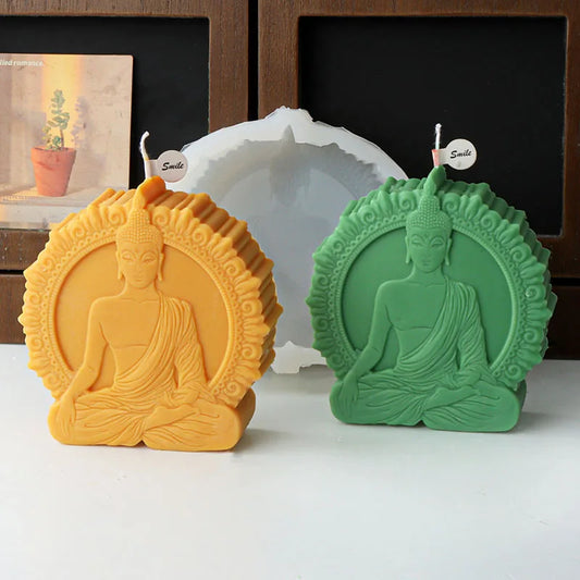 In Meditation Sakyamuni Silicone Candle Mould