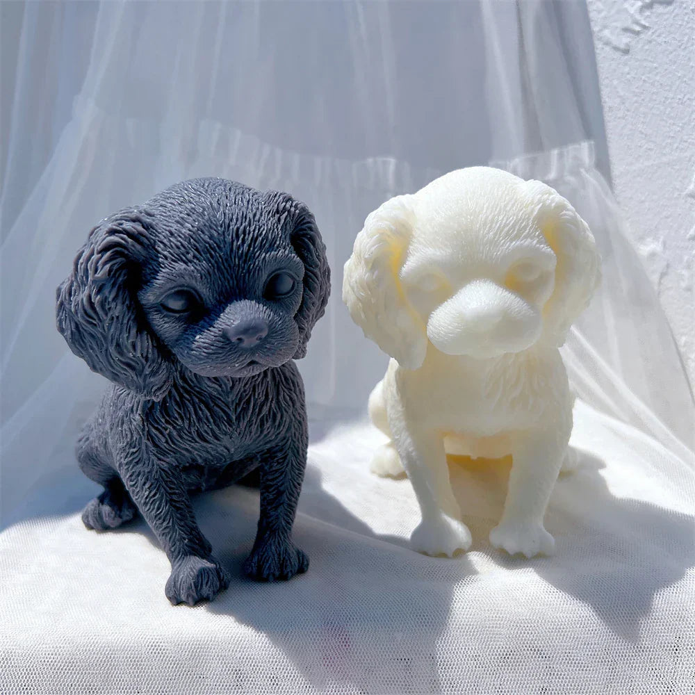Cavalier King Charles Spaniel Dog Candle Mould