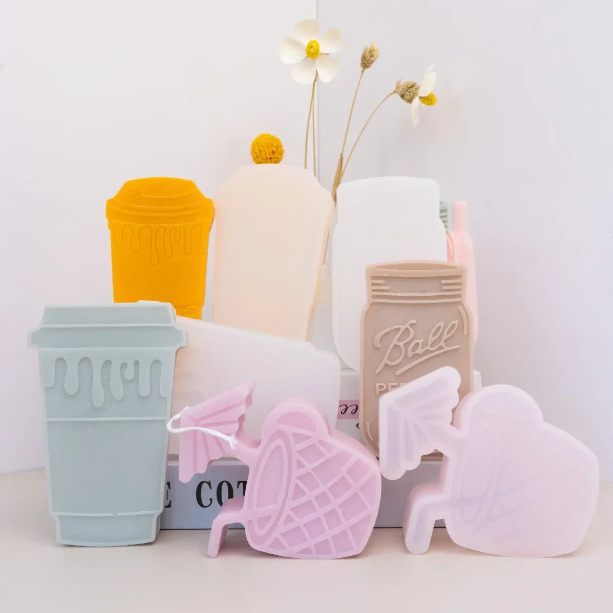 Summer Theme Silicone Candle Moulds