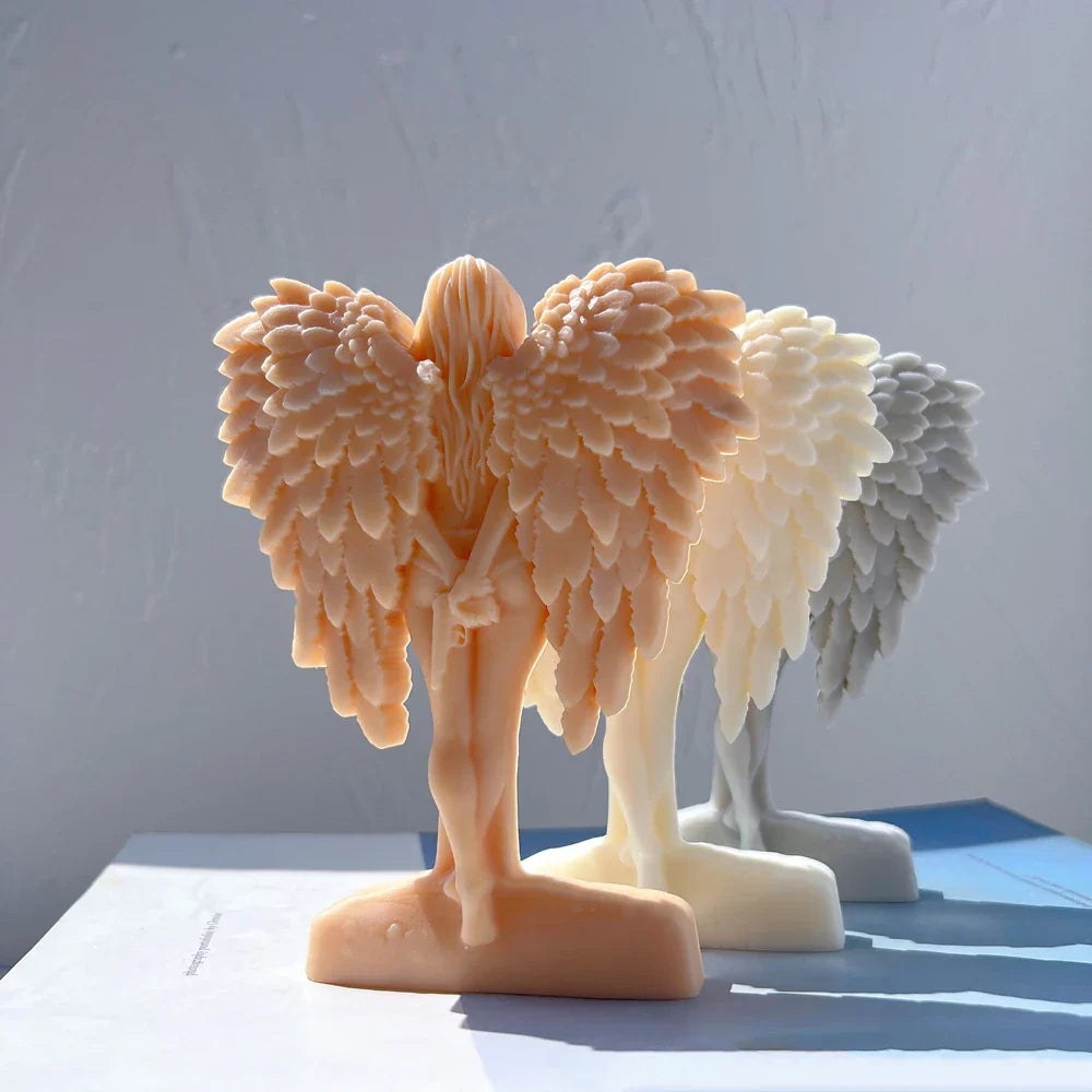 Fearless Guardian Angel Candle Silicone Mould