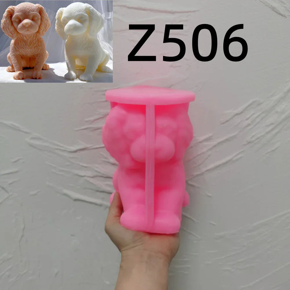 Cavalier King Charles Spaniel Dog Candle Mould