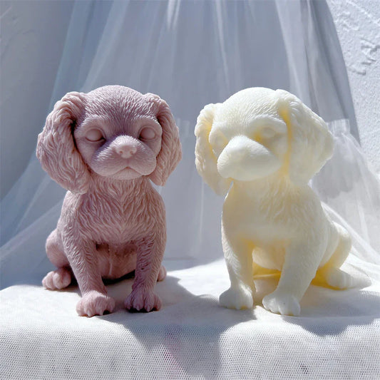 Cavalier King Charles Spaniel Dog Candle Mould
