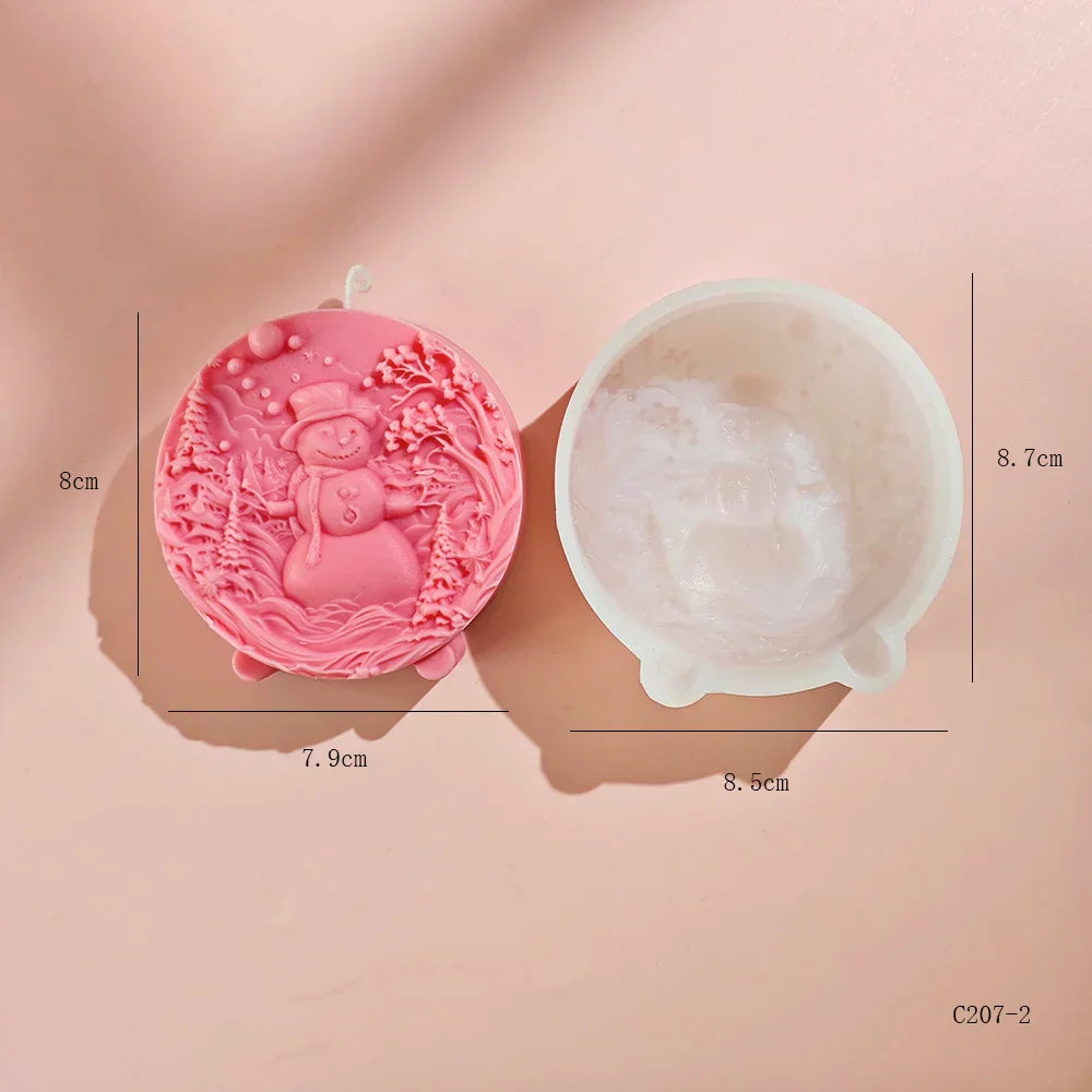 Branch Snowman Candle Mould