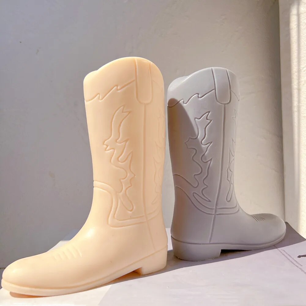 Cowboy Boot Candle Mould