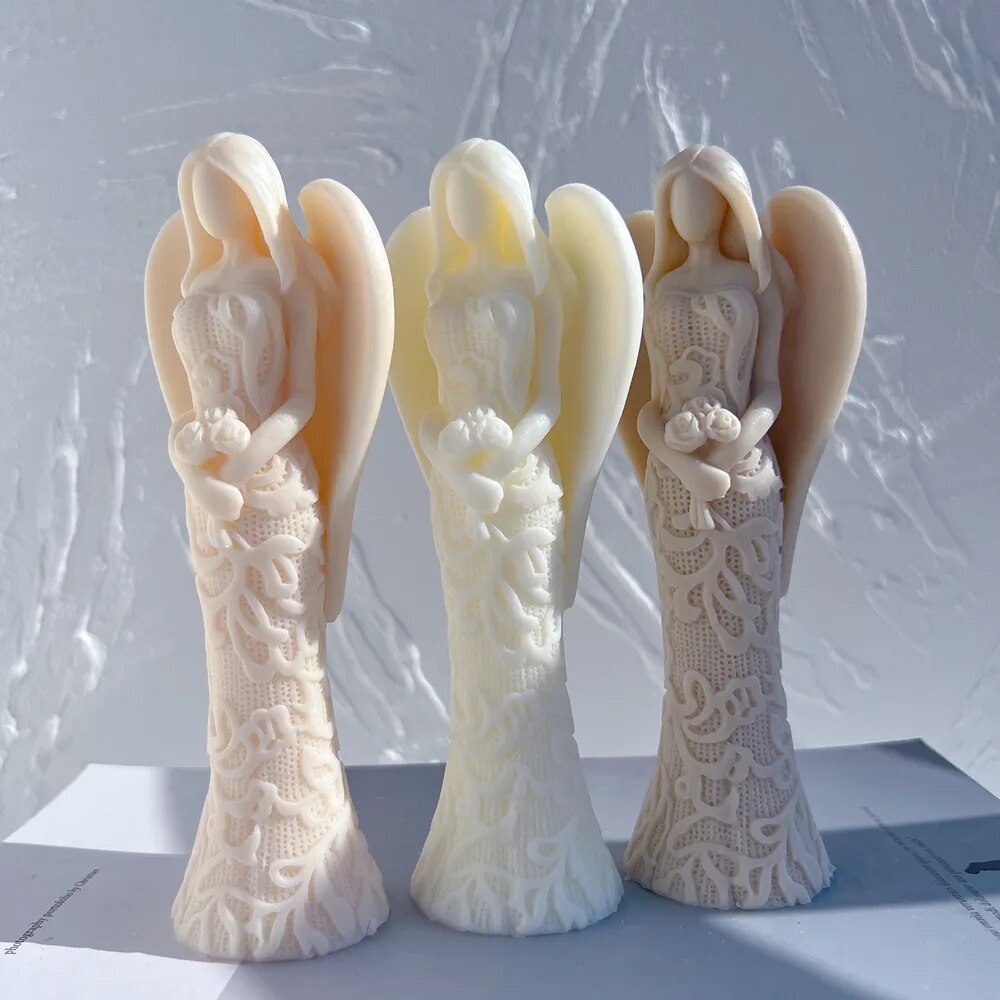 Lady Angel Candle Silicone Mould