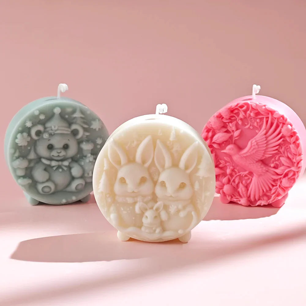 Forest Friends Candle Moulds