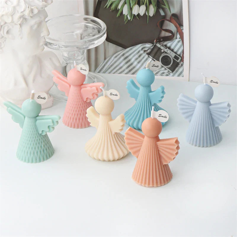 3D Angel Wings Candle Molds