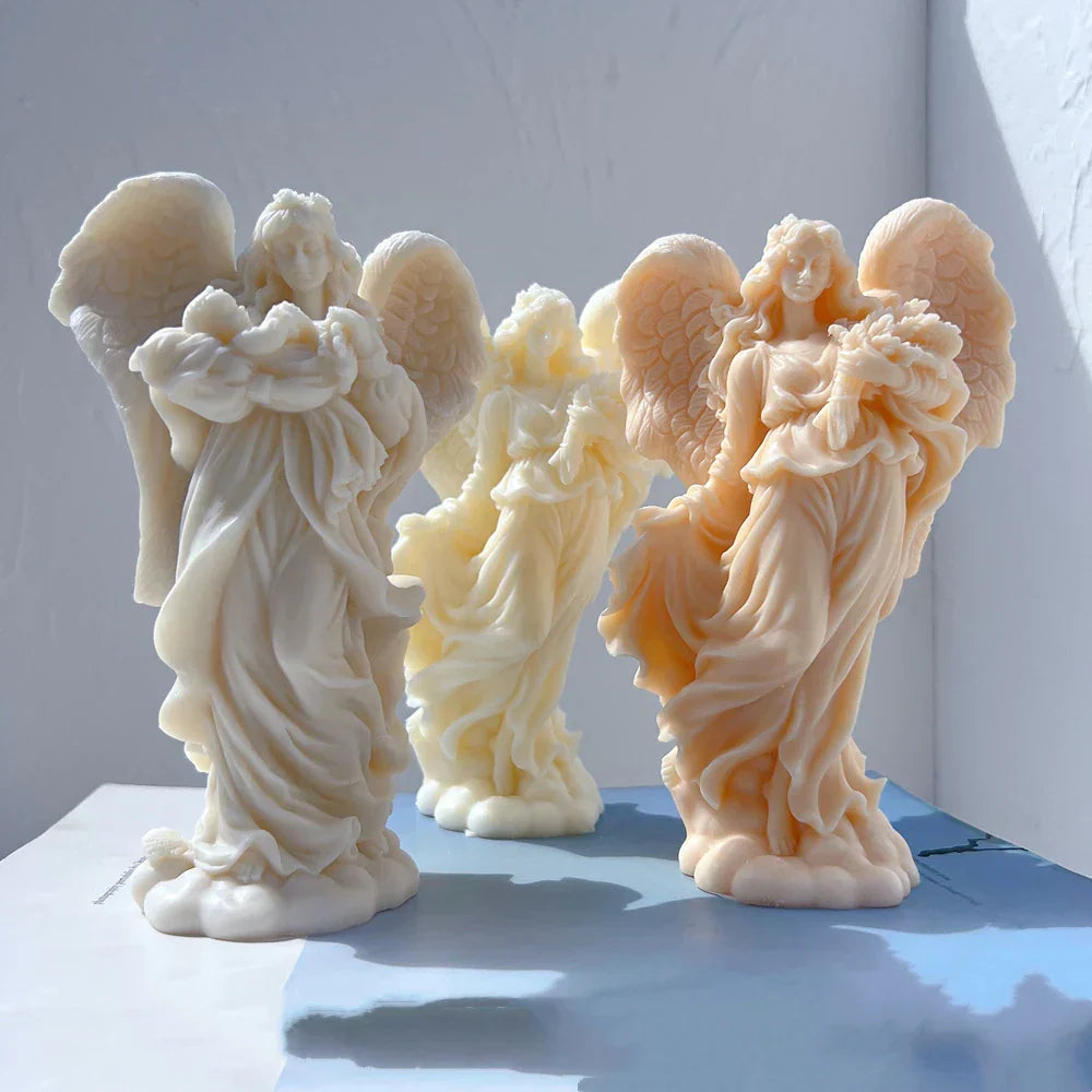 Guardian Angel & Angel of Grace Candle Mould