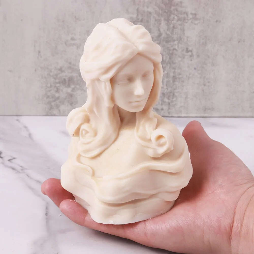 Greek Goddess Queen Candle Mould