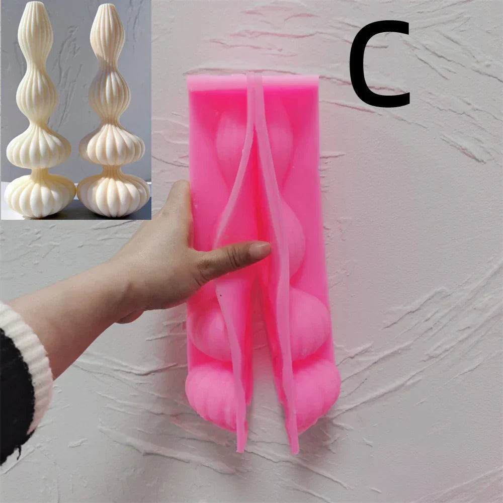 Irregular Pillar Candle Mould