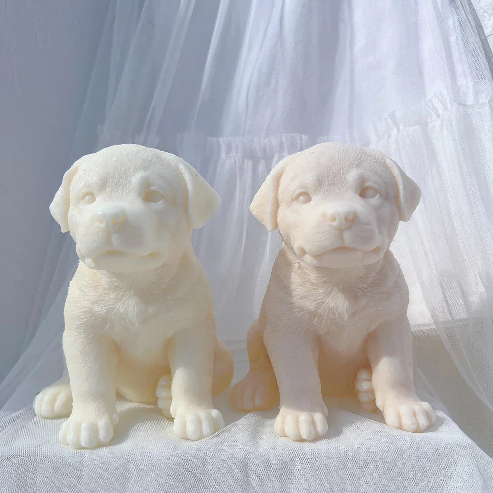 Rottweiler Puppy Dog Candle Mould