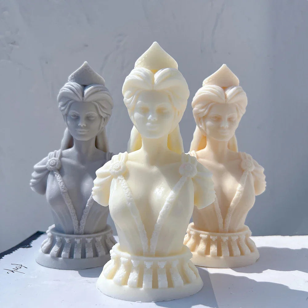 King and Queen Statue Candle Mould