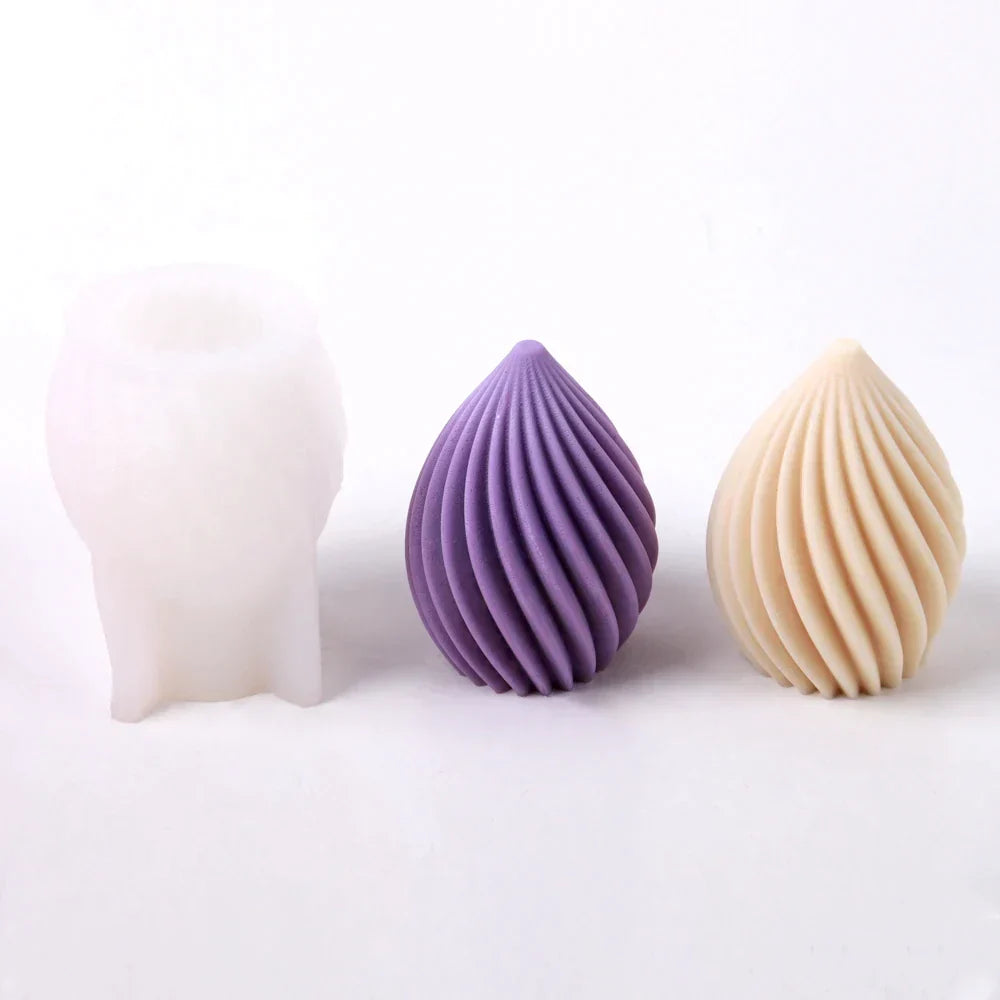Geoetric Pear Candle Mould