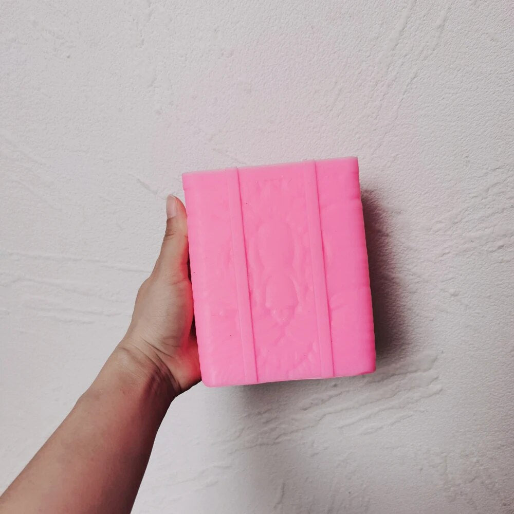 Square Lion Head Candle Silicone Mould