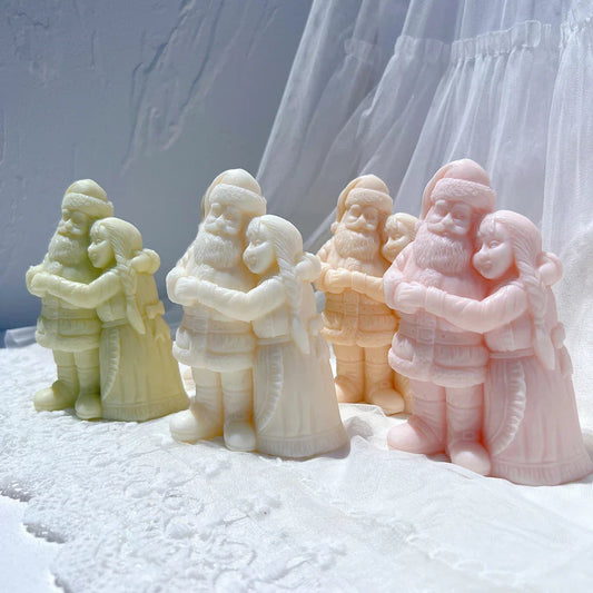 Mr. and Mrs. Santa Candle Mould