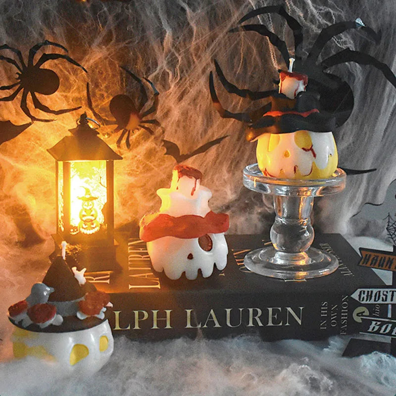 3D Evil Pumpkin Candle Mould