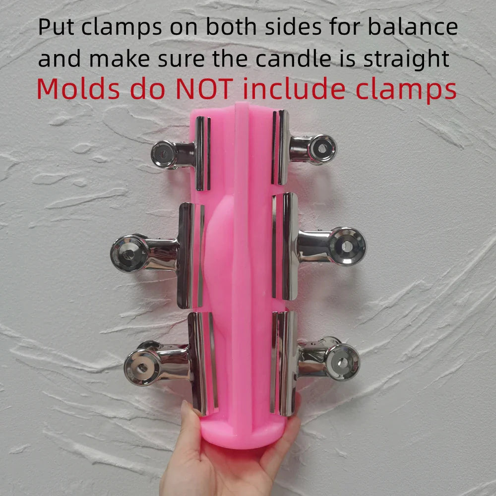 21.5CM Tall Taper Rose Candle Mold