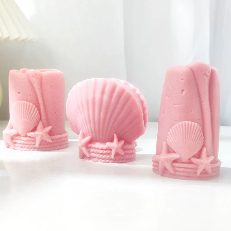 Ocean Inspired Starfish Seashell Candle Mould