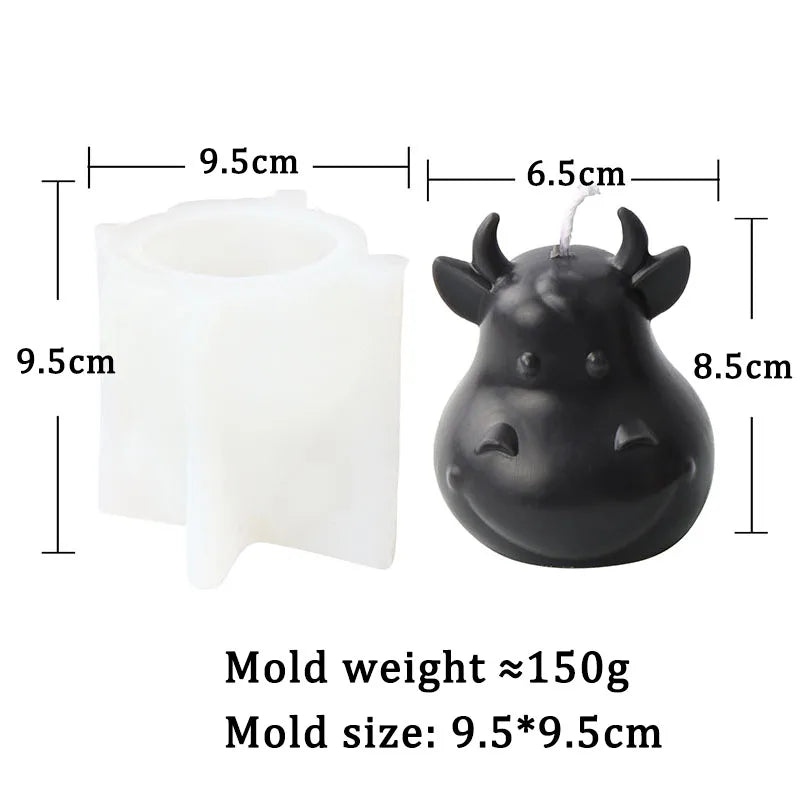 Cartoon Candle Mould Silicone