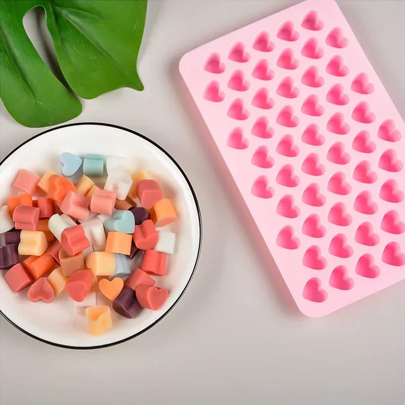 Heart Shaped Wax Melts Silicone Candle Mould