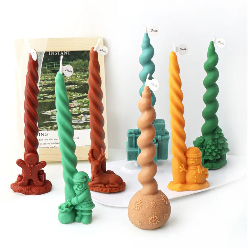 Festive Christmas candle Mould
