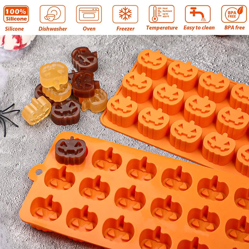 Halloween Pumpkin Decoration Silicone Mould