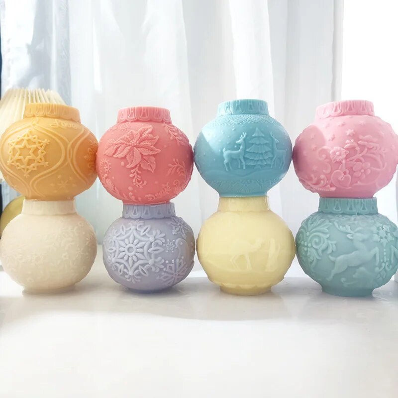 Christmas Bauble Candle Mould