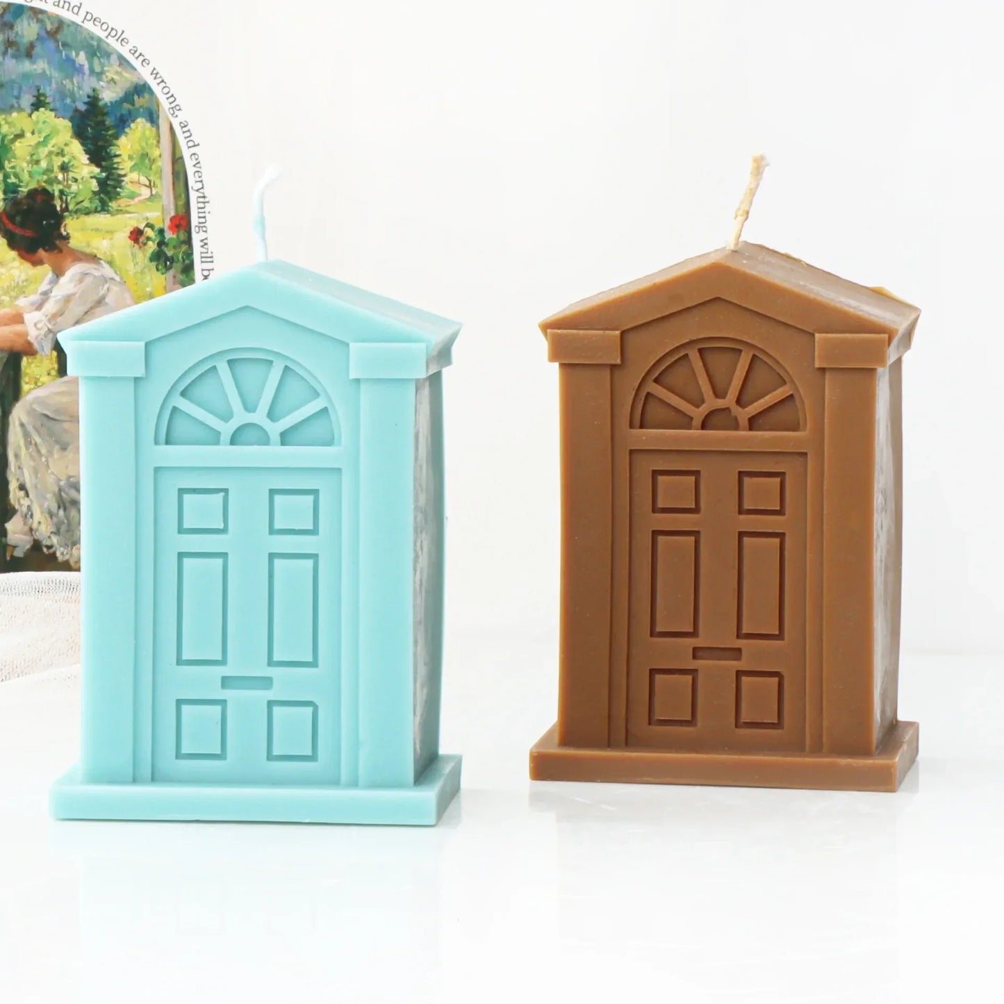 Doors And Windows Silicone Mould for Candles