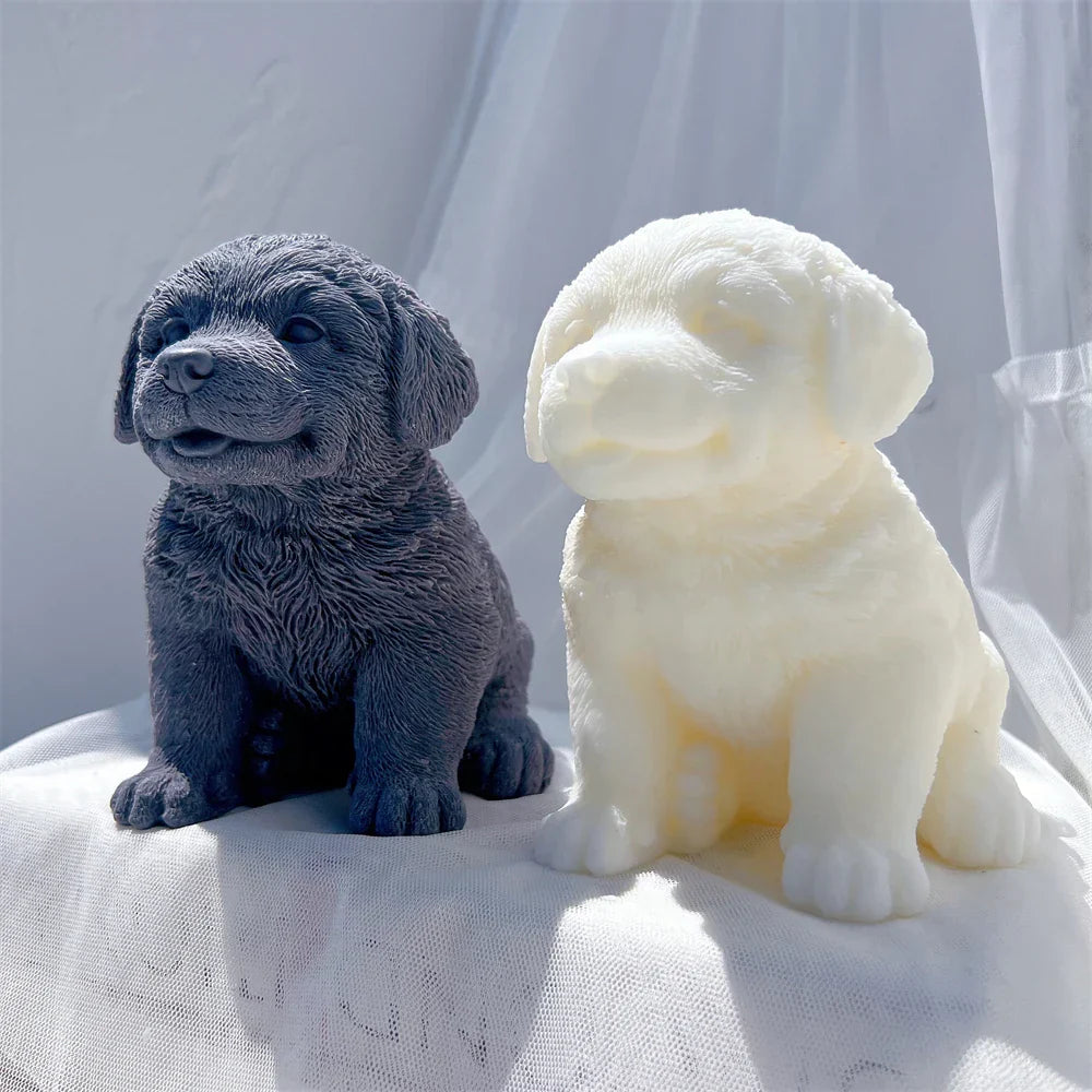 Bernese Mountain Dog Silicone Candle Mould