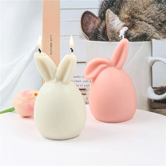 Easter Egg Bunny Silicone Candle Mould