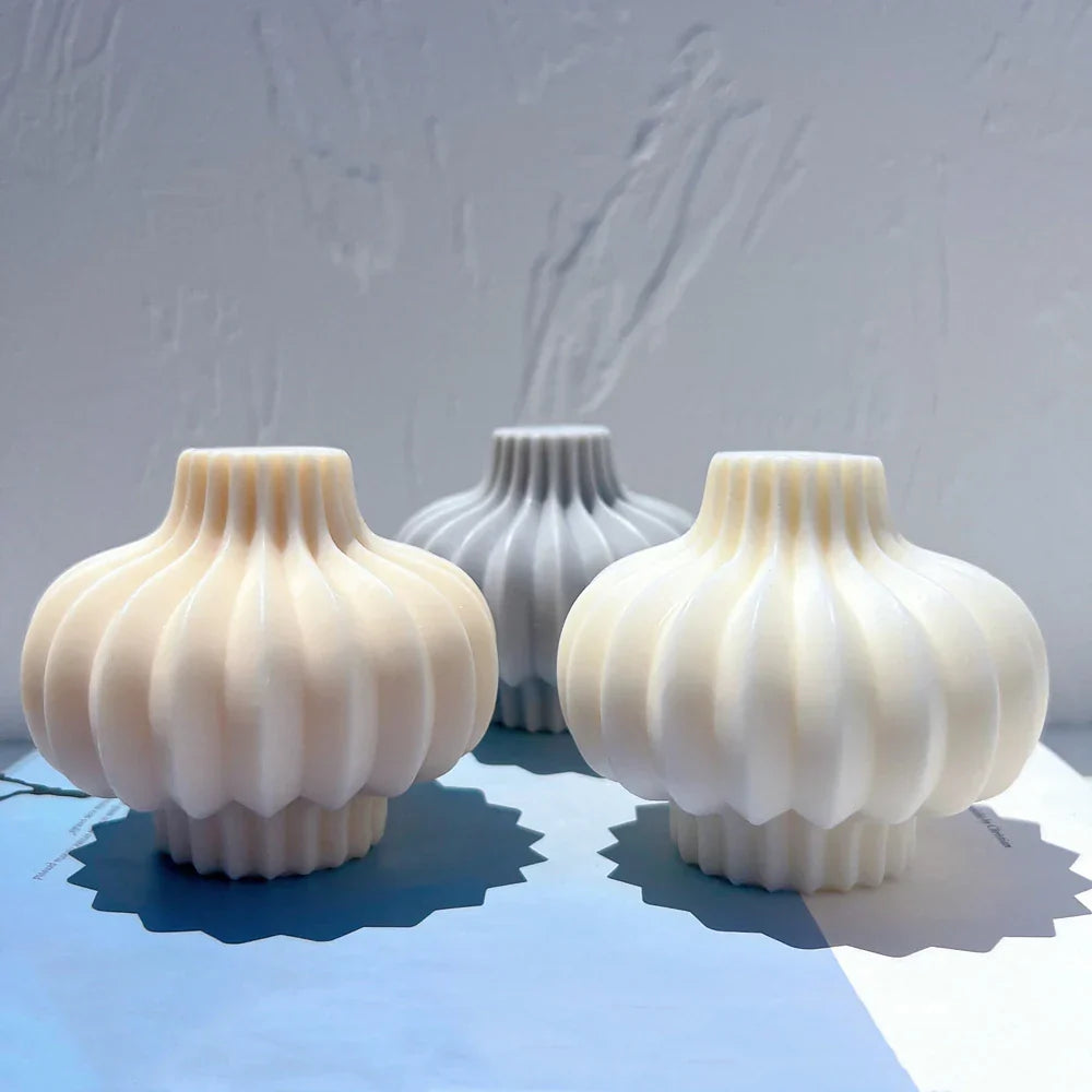 Roman Cylindrical Pillar Silicone Candle Mould