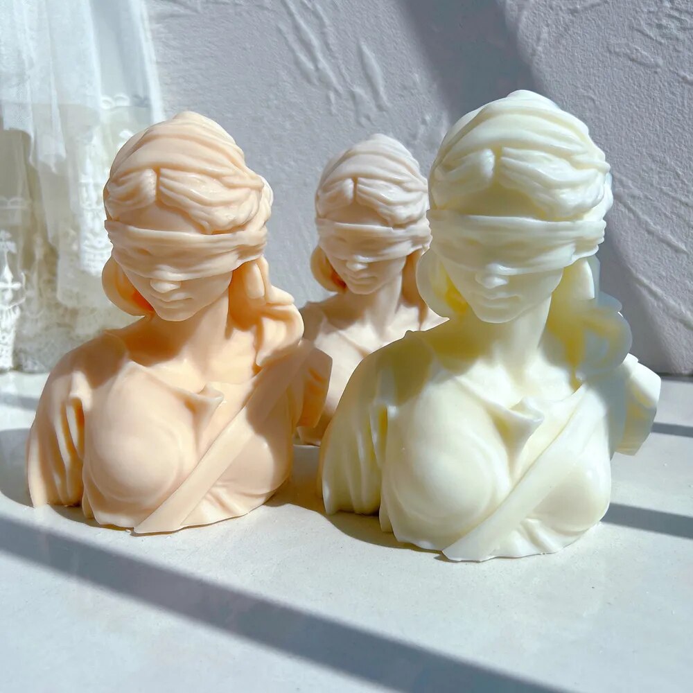 Lady Justice Candle Mould