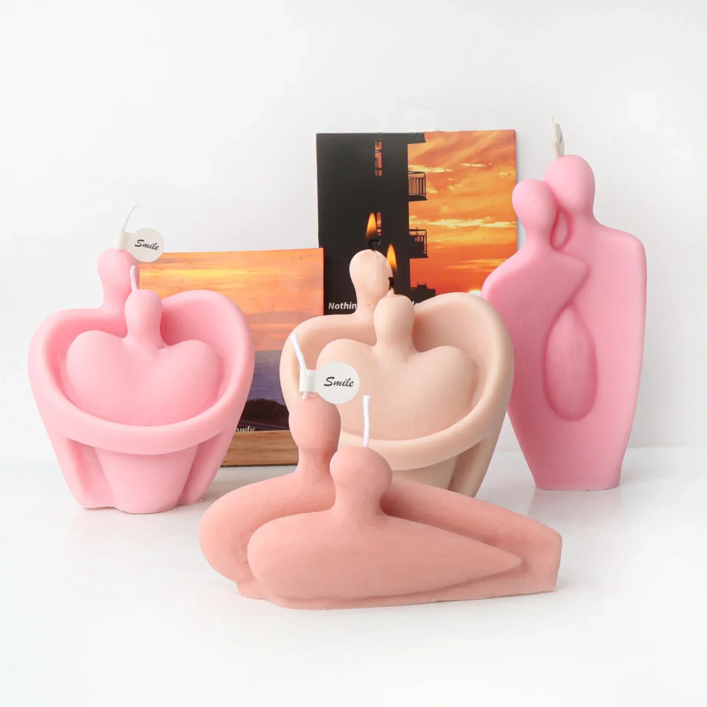 Nordic Couple Silicone Candle Mould