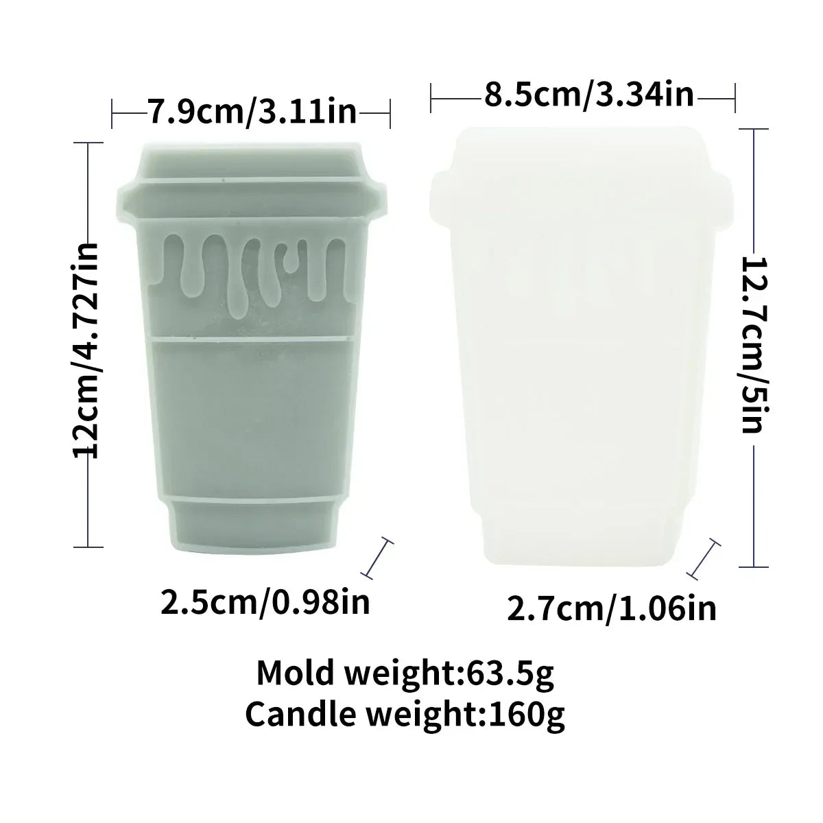 Summer Theme Silicone Candle Moulds