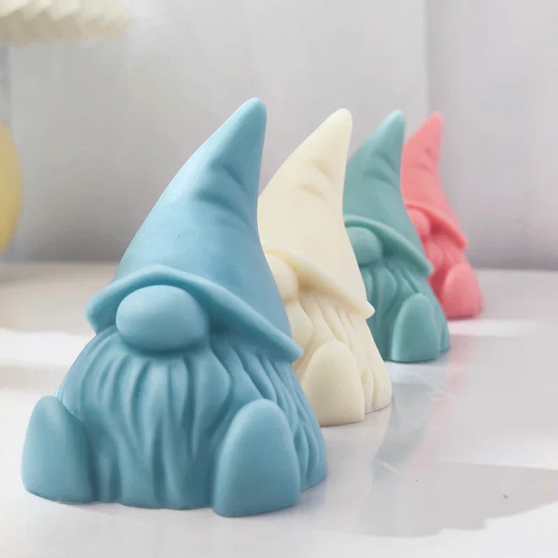 Dwarf figurine Silicone Candle Mould
