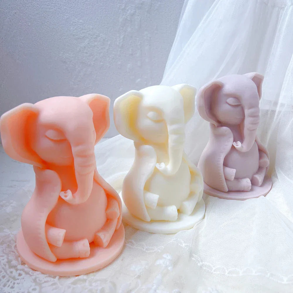 Elephant Silicone Candle Mould