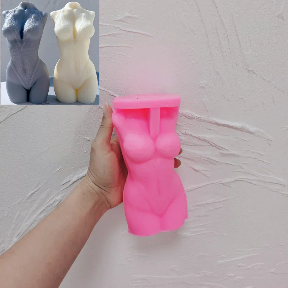 Spider bikini Female Body Candle Mould