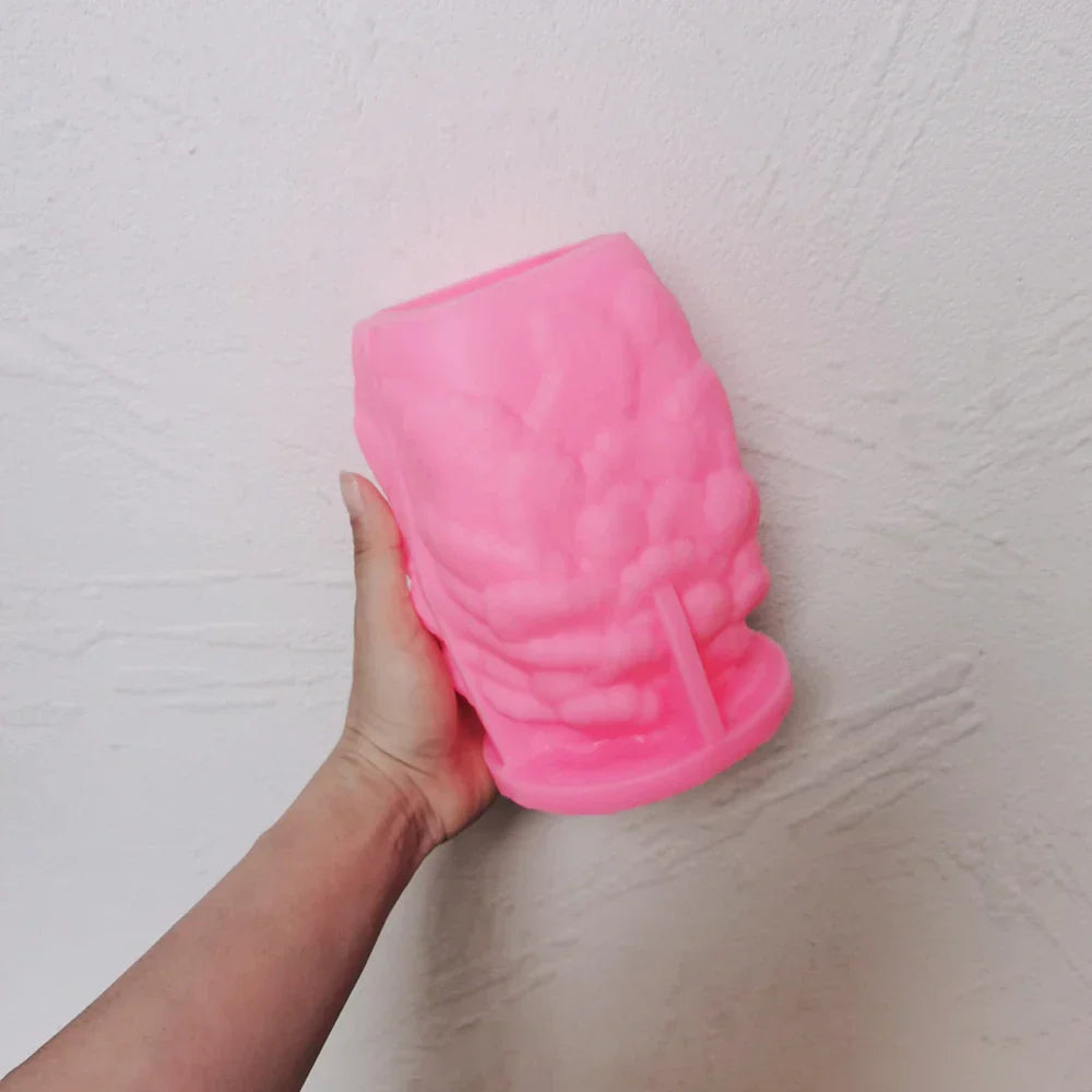 Luxurious Floral Bouquet Pillar Candle Mould